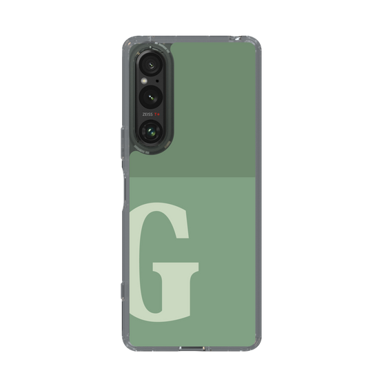 Slim Protection Case［ Original - initial two tone - G green ］
