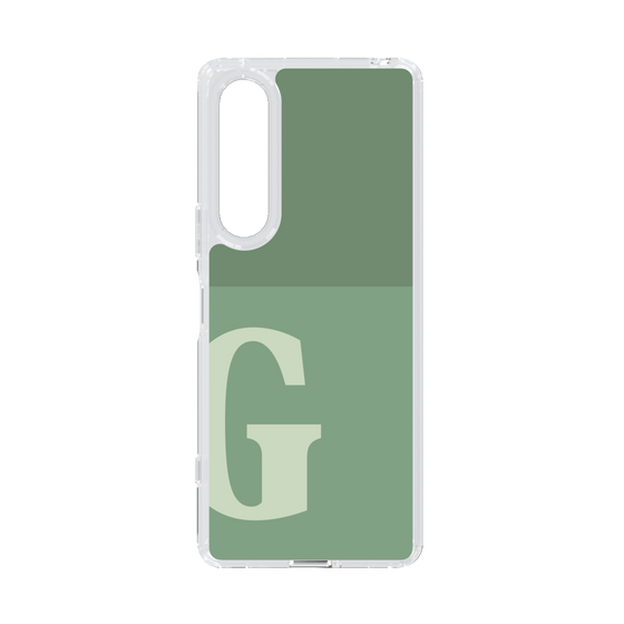 Slim Protection Case［ Original - initial two tone - G green ］