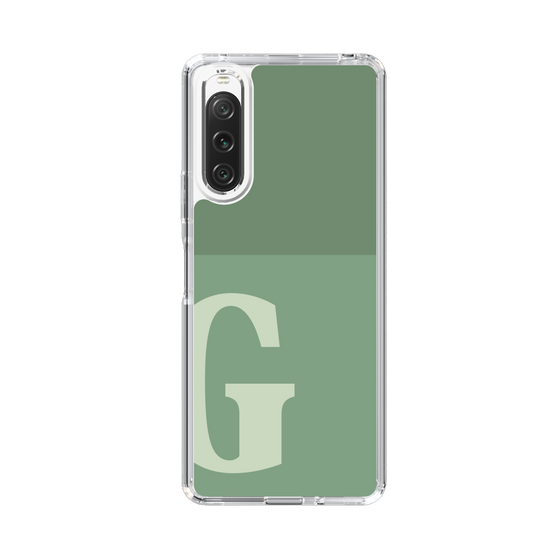Slim Protection Case［ Original - initial two tone - G green ］