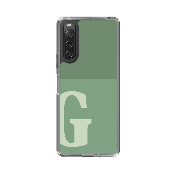 Slim Protection Case［ Original - initial two tone - G green ］