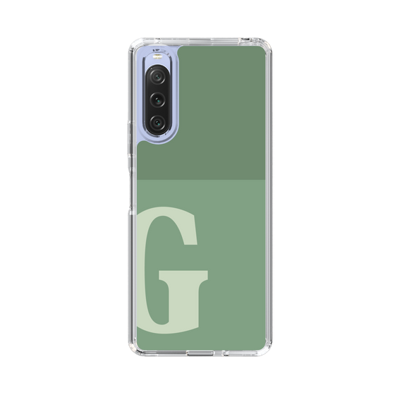 Slim Protection Case［ Original - initial two tone - G green ］