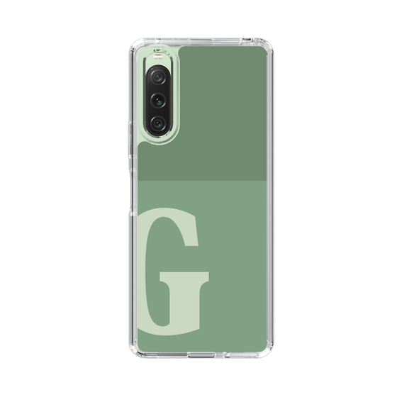 Slim Protection Case［ Original - initial two tone - G green ］