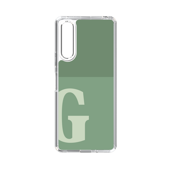 Slim Protection Case［ Original - initial two tone - G green ］