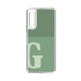 Slim Protection Case［ Original - initial two tone - G green ］