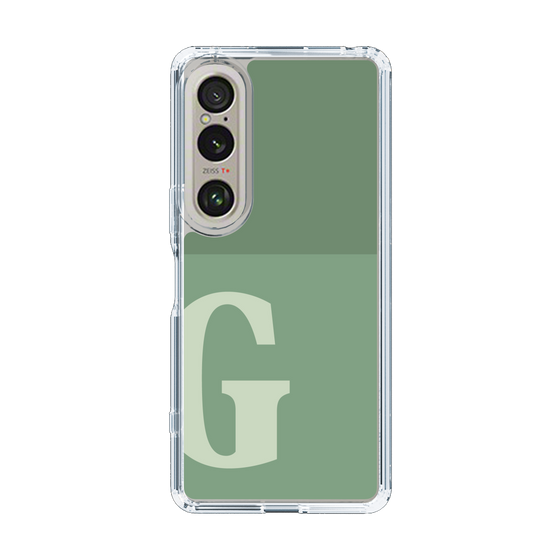 Slim Protection Case［ Original - initial two tone - G green ］