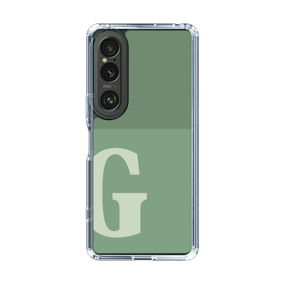 Slim Protection Case［ Original - initial two tone - G green ］