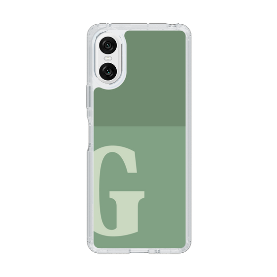 Slim Protection Case［ Original - initial two tone - G green ］