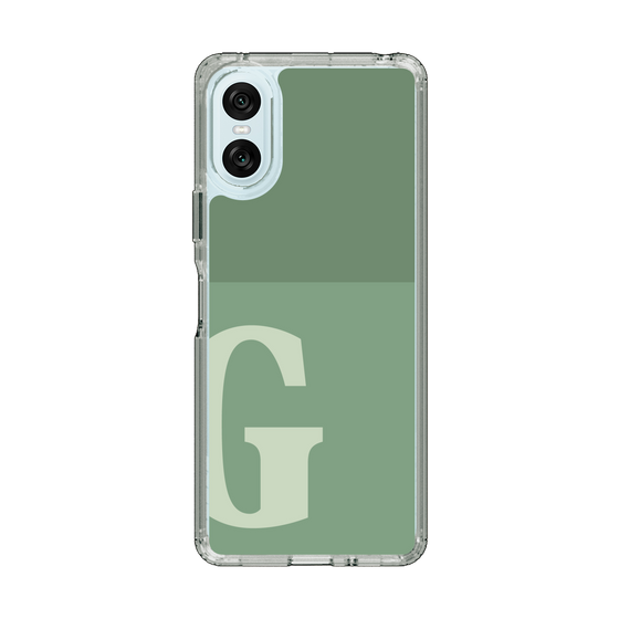 Slim Protection Case［ Original - initial two tone - G green ］
