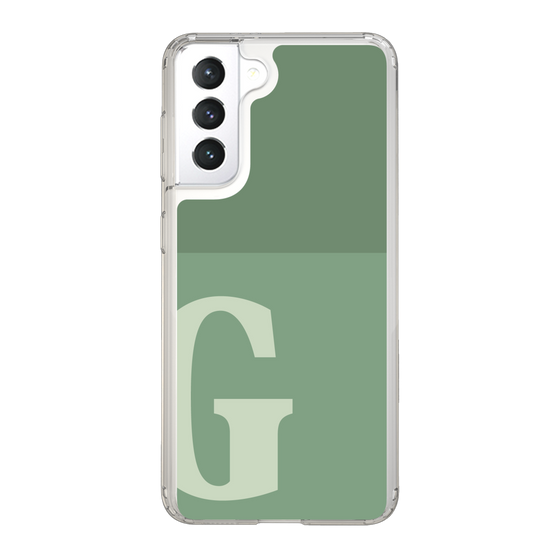 Slim Protection Case［ Original - initial two tone - G green ］