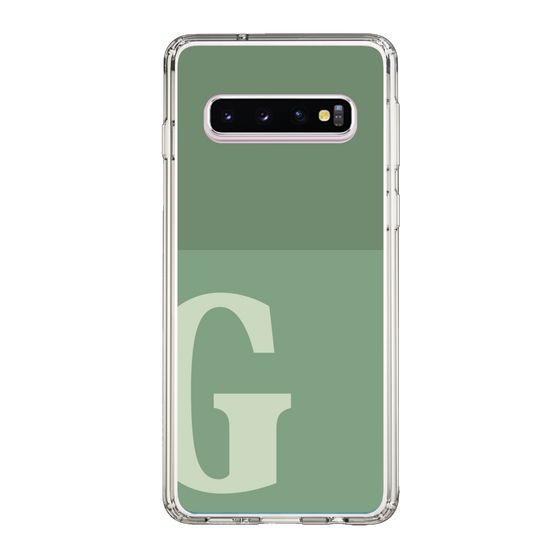 Slim Protection Case［ Original - initial two tone - G green ］