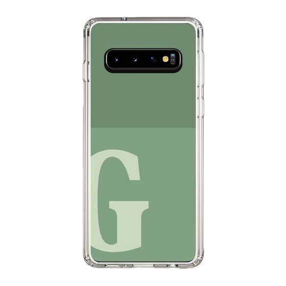 Slim Protection Case［ Original - initial two tone - G green ］