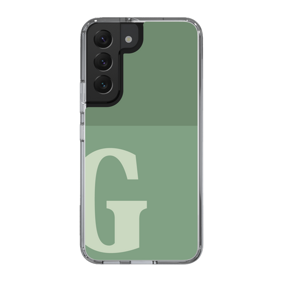Slim Protection Case［ Original - initial two tone - G green ］