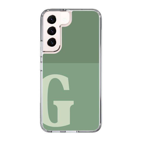 Slim Protection Case［ Original - initial two tone - G green ］