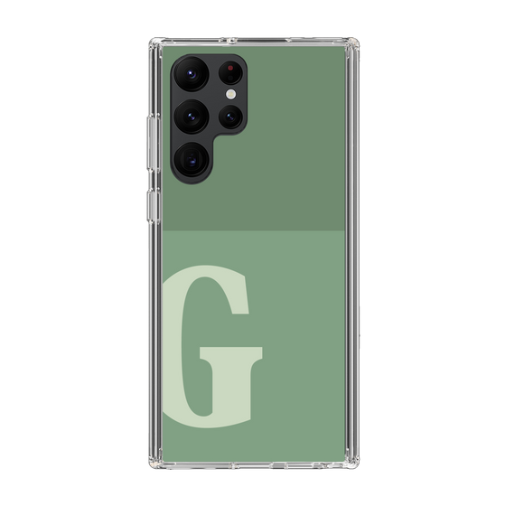 Slim Protection Case［ Original - initial two tone - G green ］