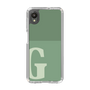 Slim Protection Case［ Original - initial two tone - G green ］