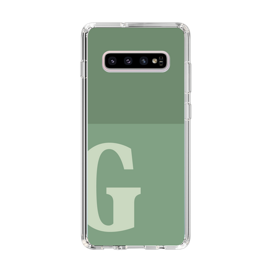 Slim Protection Case［ Original - initial two tone - G green ］