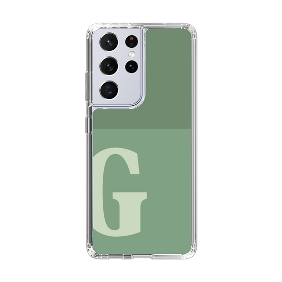 Slim Protection Case［ Original - initial two tone - G green ］