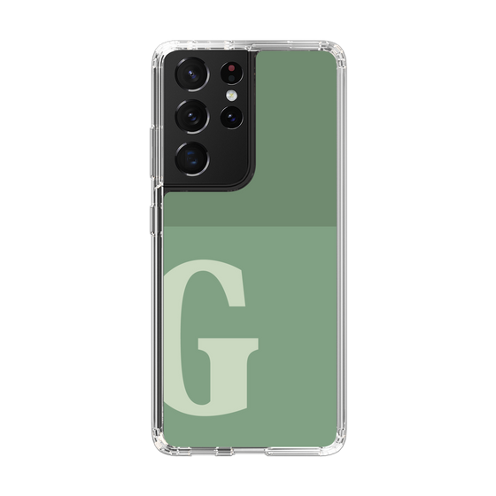 Slim Protection Case［ Original - initial two tone - G green ］