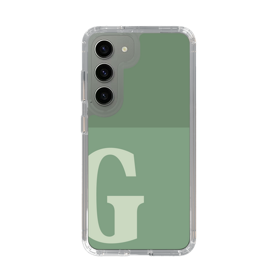 Slim Protection Case［ Original - initial two tone - G green ］