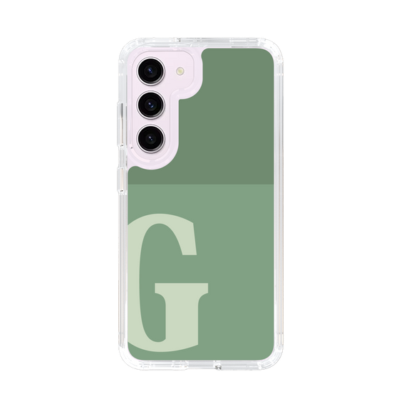 Slim Protection Case［ Original - initial two tone - G green ］