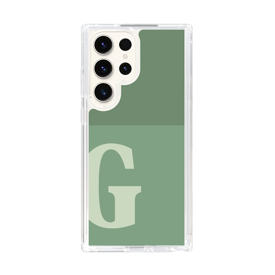 Slim Protection Case［ Original - initial two tone - G green ］
