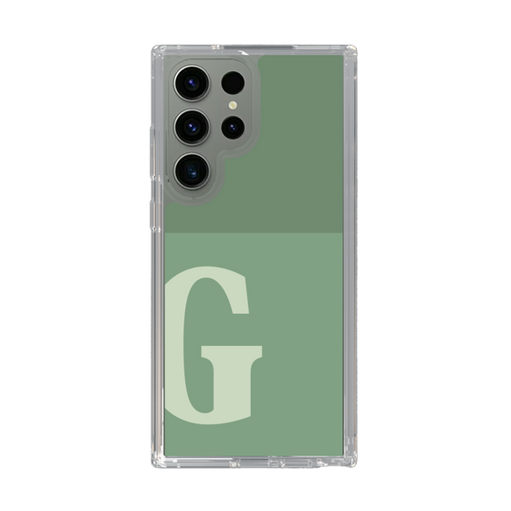 Slim Protection Case［ Original - initial two tone - G green ］
