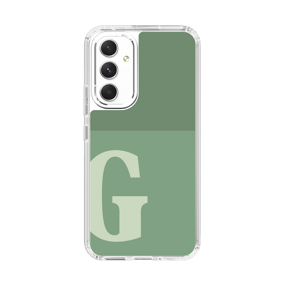 Slim Protection Case［ Original - initial two tone - G green ］