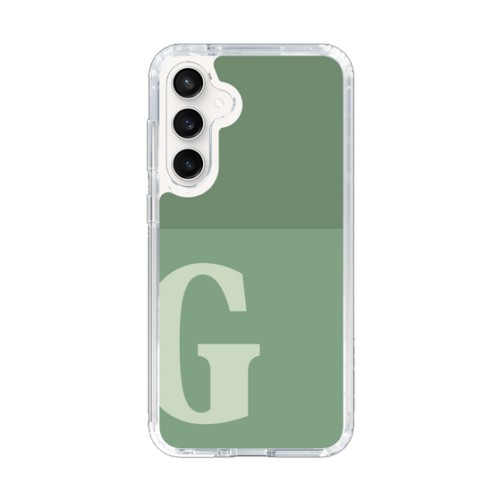 Slim Protection Case［ Original - initial two tone - G green ］