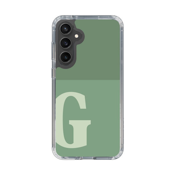 Slim Protection Case［ Original - initial two tone - G green ］