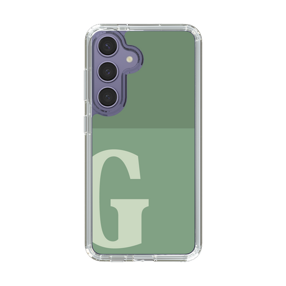 Slim Protection Case［ Original - initial two tone - G green ］