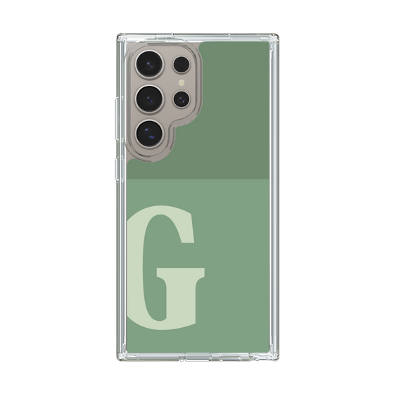 Slim Protection Case［ Original - initial two tone - G green ］