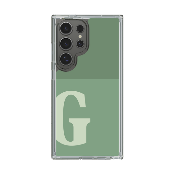 Slim Protection Case［ Original - initial two tone - G green ］