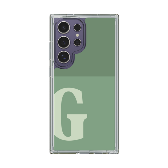 Slim Protection Case［ Original - initial two tone - G green ］
