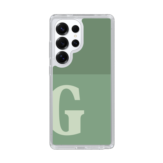 Slim Protection Case［ Original - initial two tone - G green ］