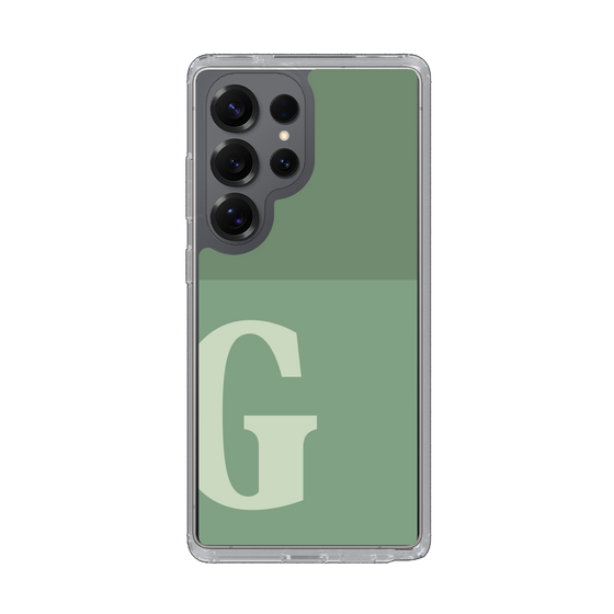 Slim Protection Case［ Original - initial two tone - G green ］
