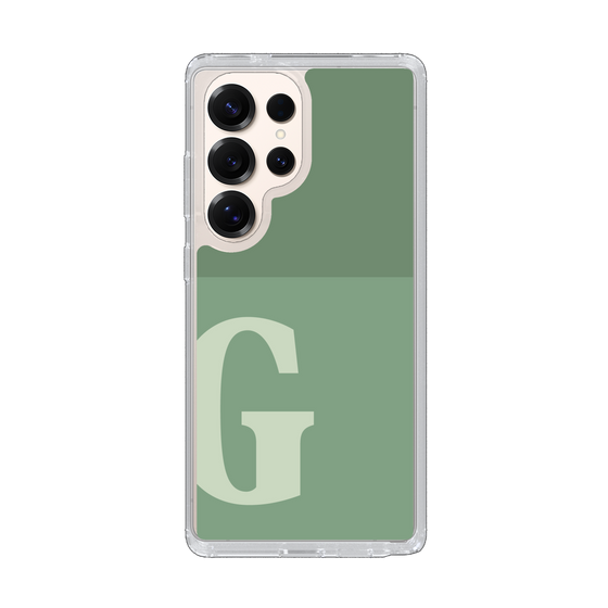 Slim Protection Case［ Original - initial two tone - G green ］