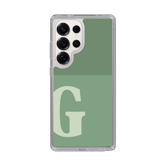 Slim Protection Case［ Original - initial two tone - G green ］