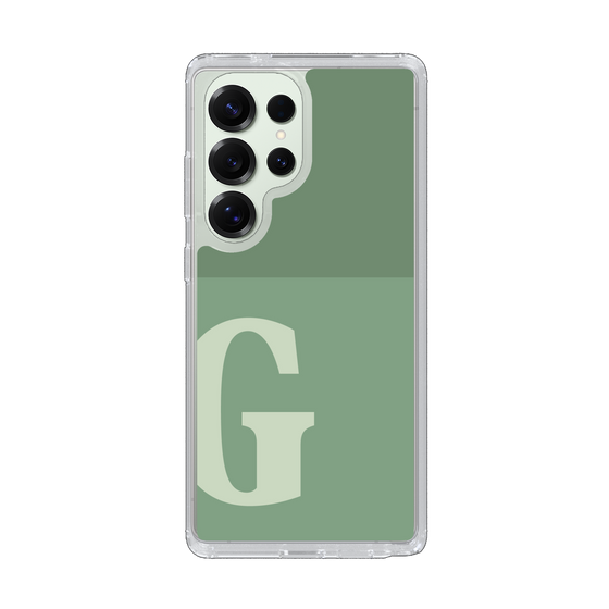 Slim Protection Case［ Original - initial two tone - G green ］