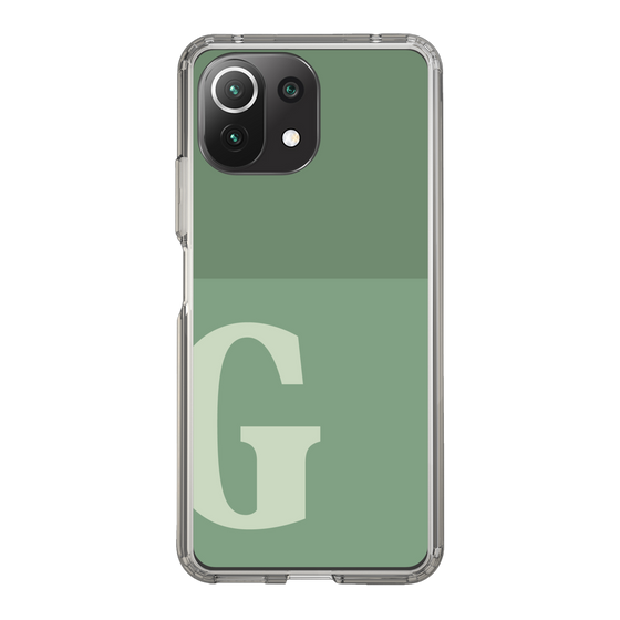 Slim Protection Case［ Original - initial two tone - G green ］