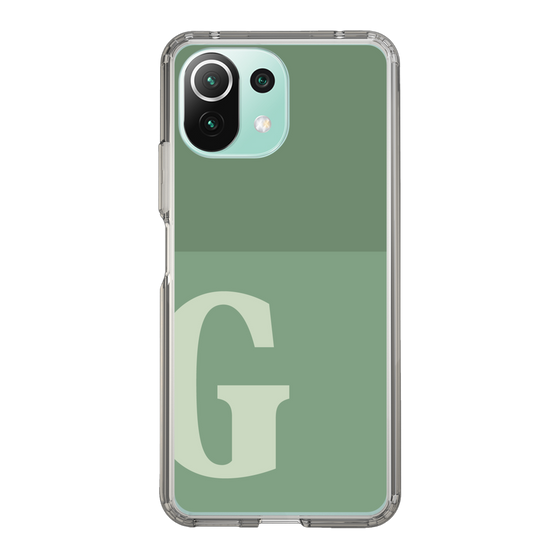 Slim Protection Case［ Original - initial two tone - G green ］