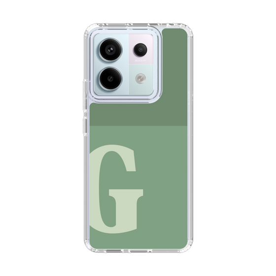 Slim Protection Case［ Original - initial two tone - G green ］