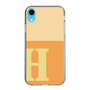 Slim Protection Case［ Original - initial two tone - H orange ］