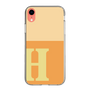 Slim Protection Case［ Original - initial two tone - H orange ］