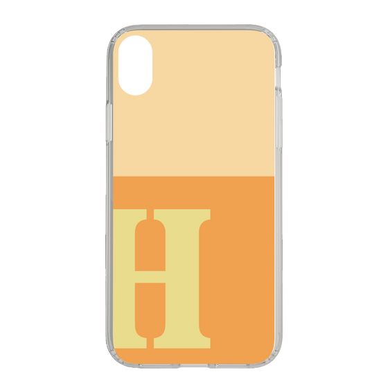 Slim Protection Case［ Original - initial two tone - H orange ］