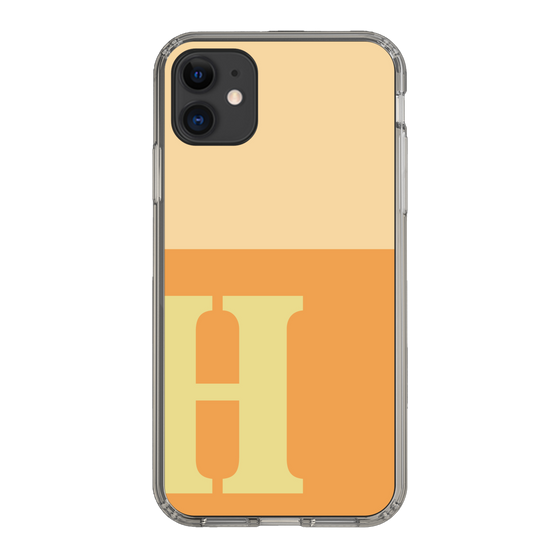 Slim Protection Case［ Original - initial two tone - H orange ］