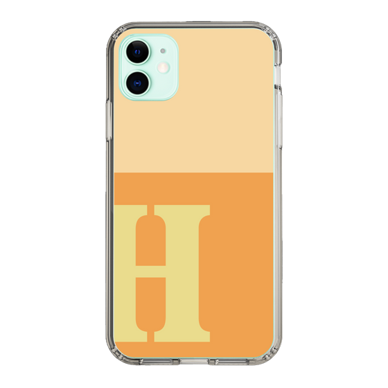 Slim Protection Case［ Original - initial two tone - H orange ］