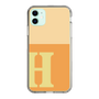 Slim Protection Case［ Original - initial two tone - H orange ］