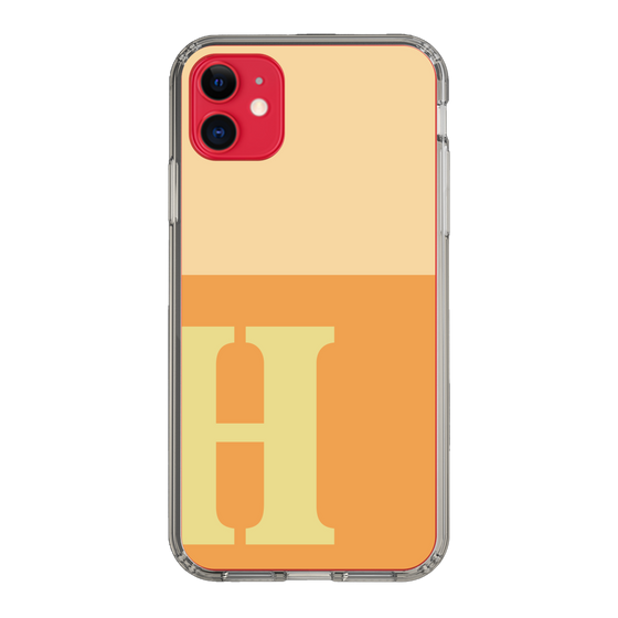 Slim Protection Case［ Original - initial two tone - H orange ］