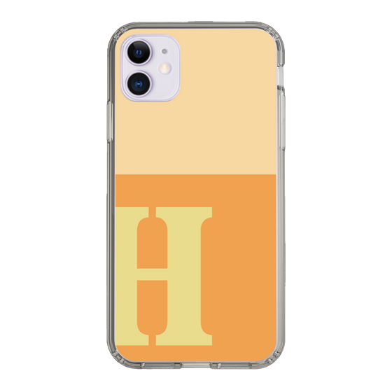 Slim Protection Case［ Original - initial two tone - H orange ］
