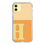 Slim Protection Case［ Original - initial two tone - H orange ］